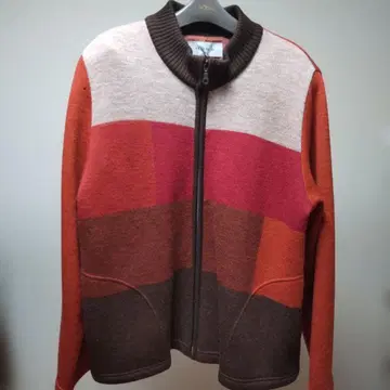 NONA 컬러 블록 가디건 15호