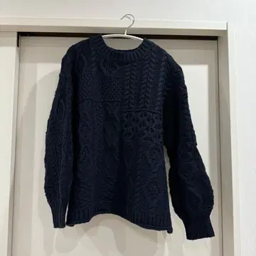 [ 새상품급 ] 언그리드 니트 네이비