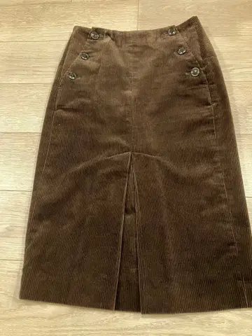 23구 브라운 코듀로이 스커트 36
