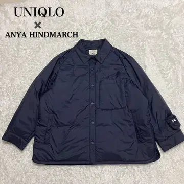 새상품급 UNIQLO ANYA HINDMARCH 퍼프 테크 셔츠 자켓