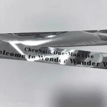 ChroNoiR 은색 테이프 1개 원맨 라이브 쿠로노와 은색 테이프