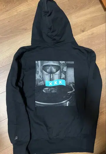 블랙 집업 후드티 GOD SELECTED XXX