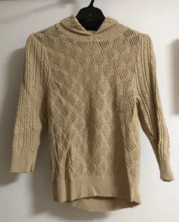 YAMADAYA/FIKA/베이지/긴팔 니트/야마다야