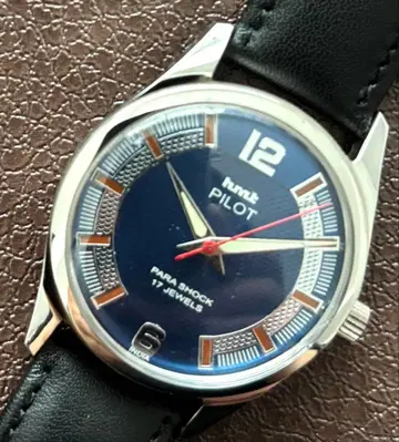 빈티지 HMT 남성용 손목시계 hmt 수동 와인딩 블루