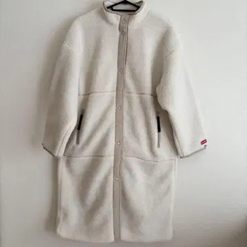 MILKFED. 플리스 보아 롱 코트 화이트