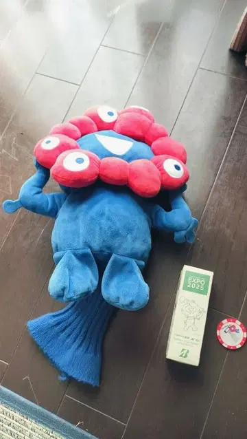 먀쿠먀쿠 골프 헤드커버와 골프공, 마커