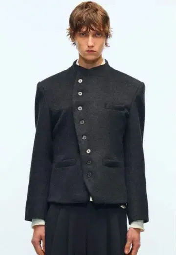 Slight vogue 변형 버튼 자켓 모드