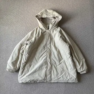 SLOBE IENA 폴리에스테르 타슬란 충전솜 몬스터 후드티 블루종