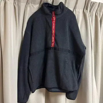 VOO 다크 그레이 하프 지퍼 자켓