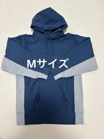 유나이티드 애로우즈 후드티 네이비 바이컬러 남성용 M 속기모