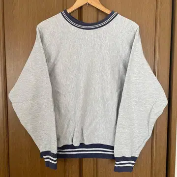 CAMBER 90s USA제 크루넥 링 맨투맨 그레이 짧은 기장