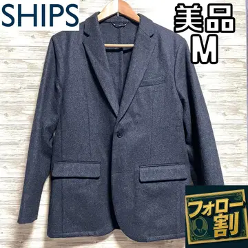 [ 팔로우 할인 ] 새상품급 쉽스 엑스트라 파인 메리노울 자켓 M