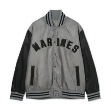 레어 단종 지바 롯데 마린스 바시티 자켓 / 블루종 L 사이즈