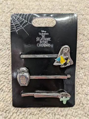 나이트메어 비포 크리스마스 샐리 헤어핀 3개 세트