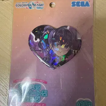 아사히나 마후유 SEGA 프로세카 하트형 배지 삼각형 캔뱃지 세트