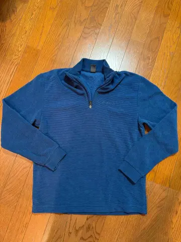 Odlo 네이비 지퍼 하이넥 S