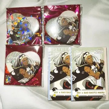 킹프리 산리오 쿠로카와 레이 하트 캔뱃지 카드 스티커