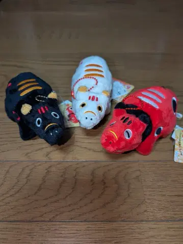 빨간 소 3색 세트