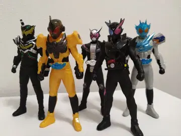 [ USED ] 가면라이더 소프트 비닐 5체 세트