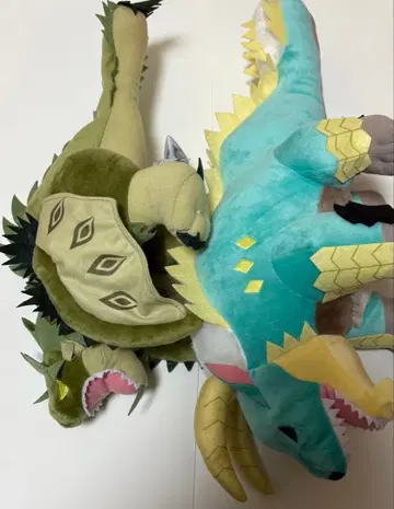 몬스터 헌터 데포르BIG 봉제 인형 리오레이아 진오우가 2종 세트