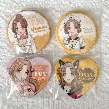 샤니마스 이치카와 히나 캔뱃지 4개 세트