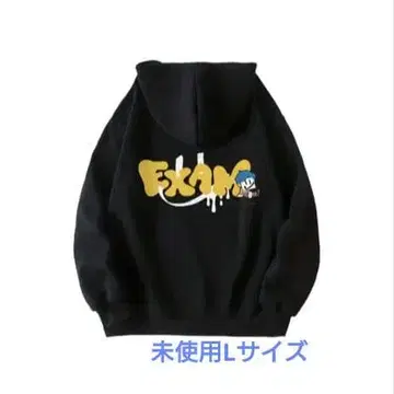 [ with mellow ] EXAM Hoodie L 사이즈 블랙