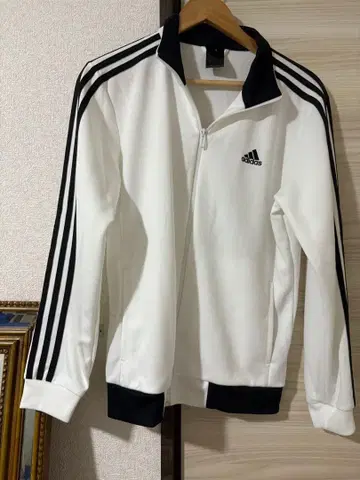 adidas 저지 화이트 블랙 M