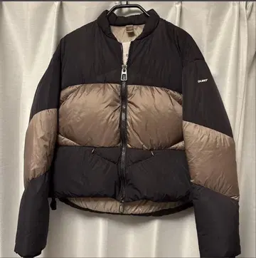 DUNO 다운 자켓 블랙, 브론즈 컬러 사이즈 40 새상품급 중고