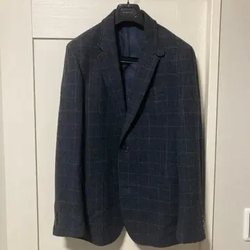 plst 윈도페인 울 테일러드 자켓