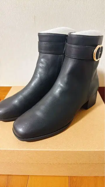 WA oriental traffic/서클 버클 숏부츠/블랙