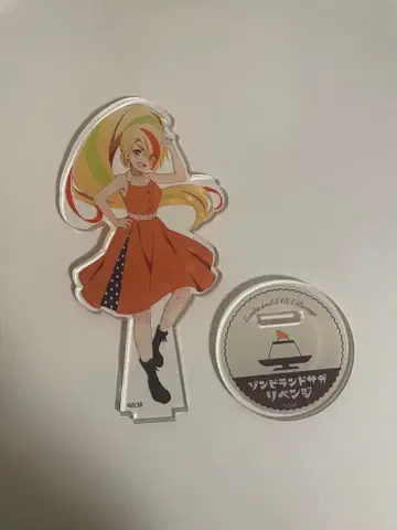 2호 니카이도 사키 아크릴 스탠드 세트 오렌지 화이트