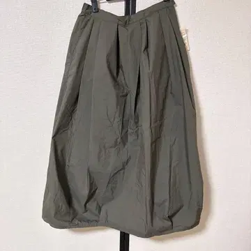 무인양품 이지 벌룬 스커트 카키 그린 L 사이즈