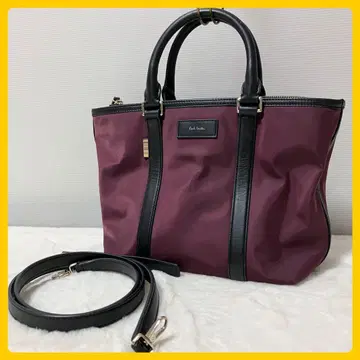 새상품급 Paul Smith 2way 숄더 백 나일론 가죽