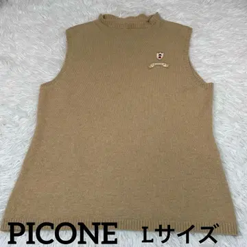PICONE 피코네 캐시미어 100% 베스트 L 사이즈