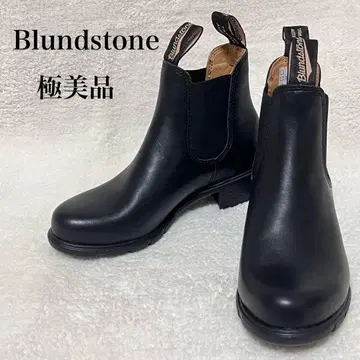 [ Blundstone ] 미사용급 사이드 고어 부츠 블랙 UK3