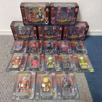 큐브릭 스파이더맨 해피 복권 페어 박스상 베어브릭 23체