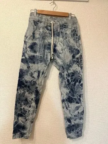 MCD 타이 다이 패턴 데님 팬츠 허리밴딩