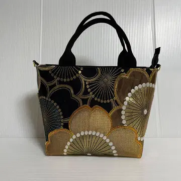 후쿠로 오비 리메이크 작은 2웨이 토트백