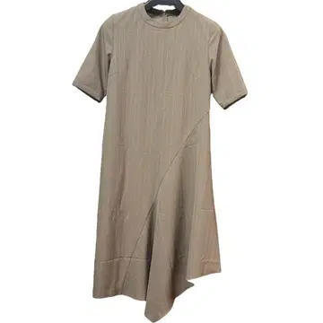 INDIVI 인디비 반팔 원피스 스트라이프 패턴