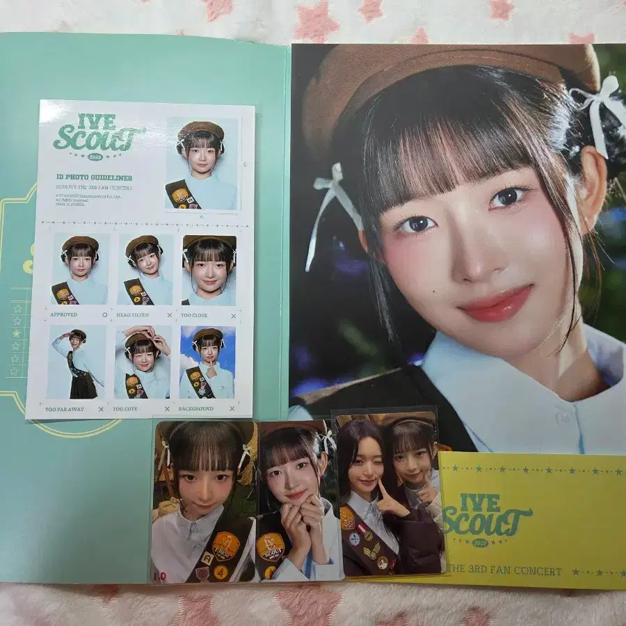 Ive Scout 2025 photocard includes components