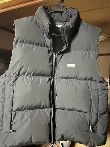 블랙 XLARGE 다운 베스트