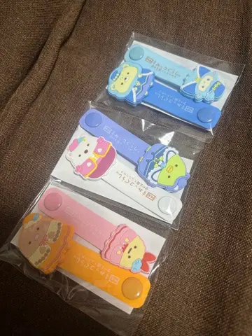 영화 스미코구라시 고무줄 클립 3개 6개 세트