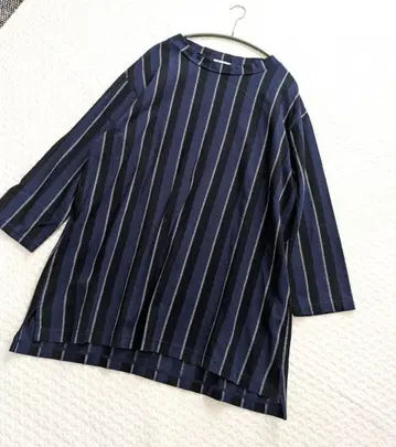 플랜테이션 21년 도비 코튼 스트라이프 OP 손세탁 가능 새상품급입니다