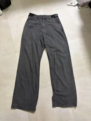 KAIKO 데님 루즈핏 코튼 개버딘