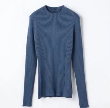 투모로우랜드 데프레 리브 니트 크루넥 풀오버