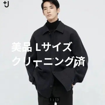 새상품급 클리닝 완료! UNIQLO+J 울 오버 사이즈 셔츠 자켓 L