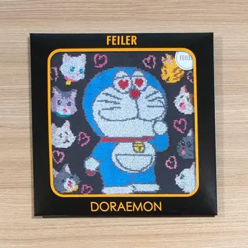 미개봉 페이 라 도라에몽 러블리 캣 손수건