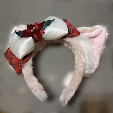 크리스마스 고양이 귀 머리띠