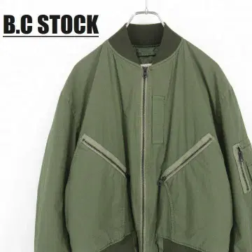 B.C STOCK DYED TEST MA-1 플라이트 자켓 M 사이즈