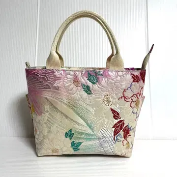 후쿠로 오비 리메이크 작은 2웨이 토트백